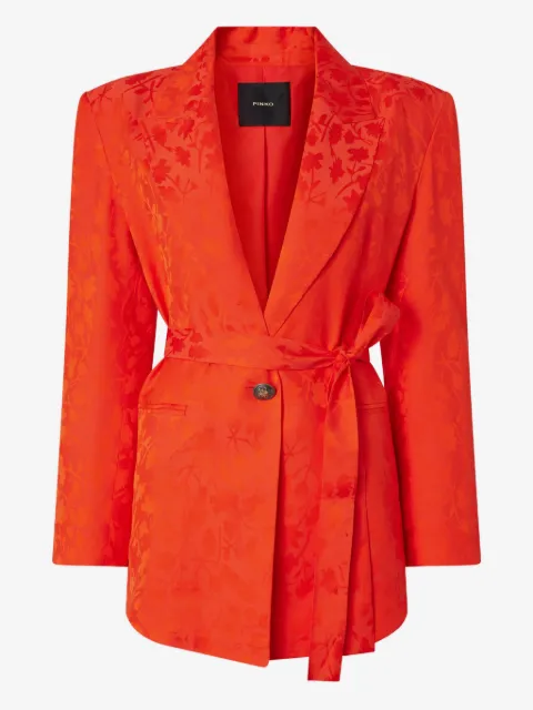 PINKO floral jacquard kimono jacket