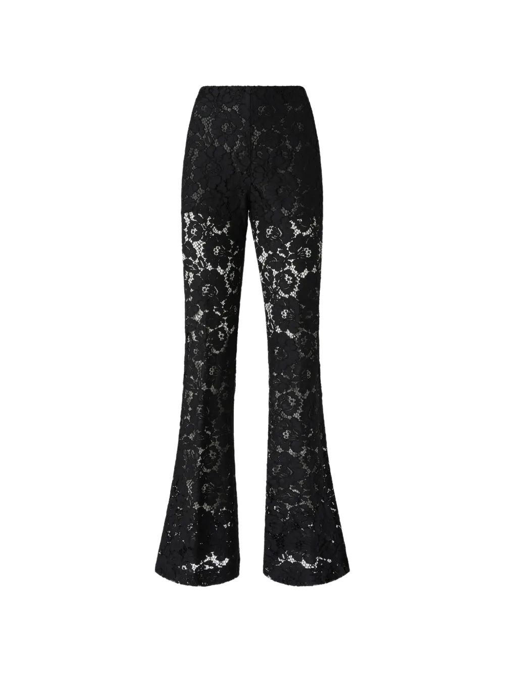 PINKO flared lace trousers - Schwarz