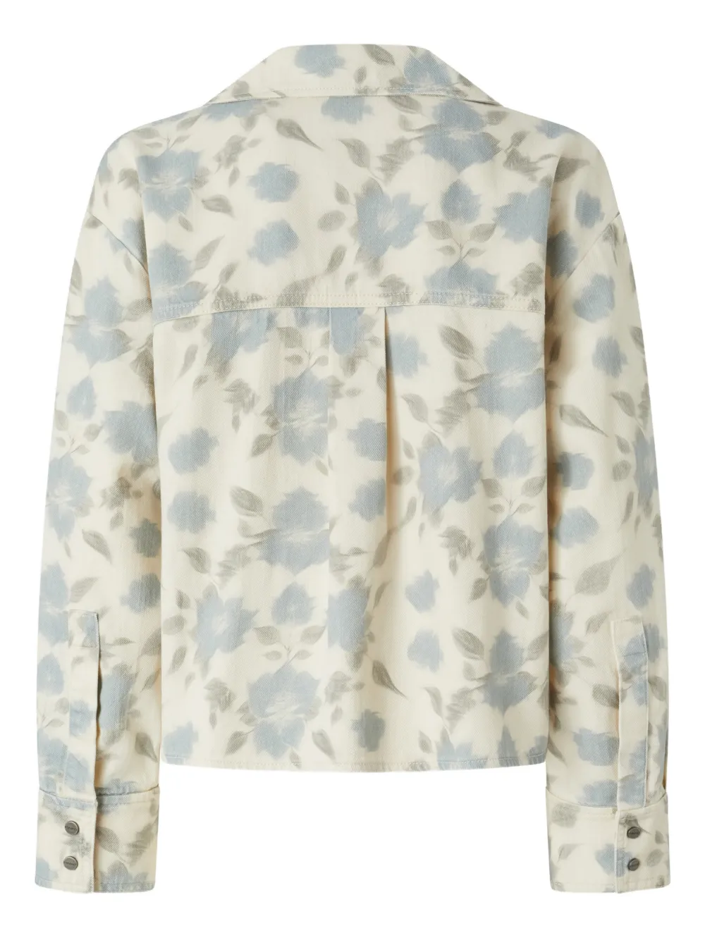 PINKO Blouse met bloemenprint en zak Beige