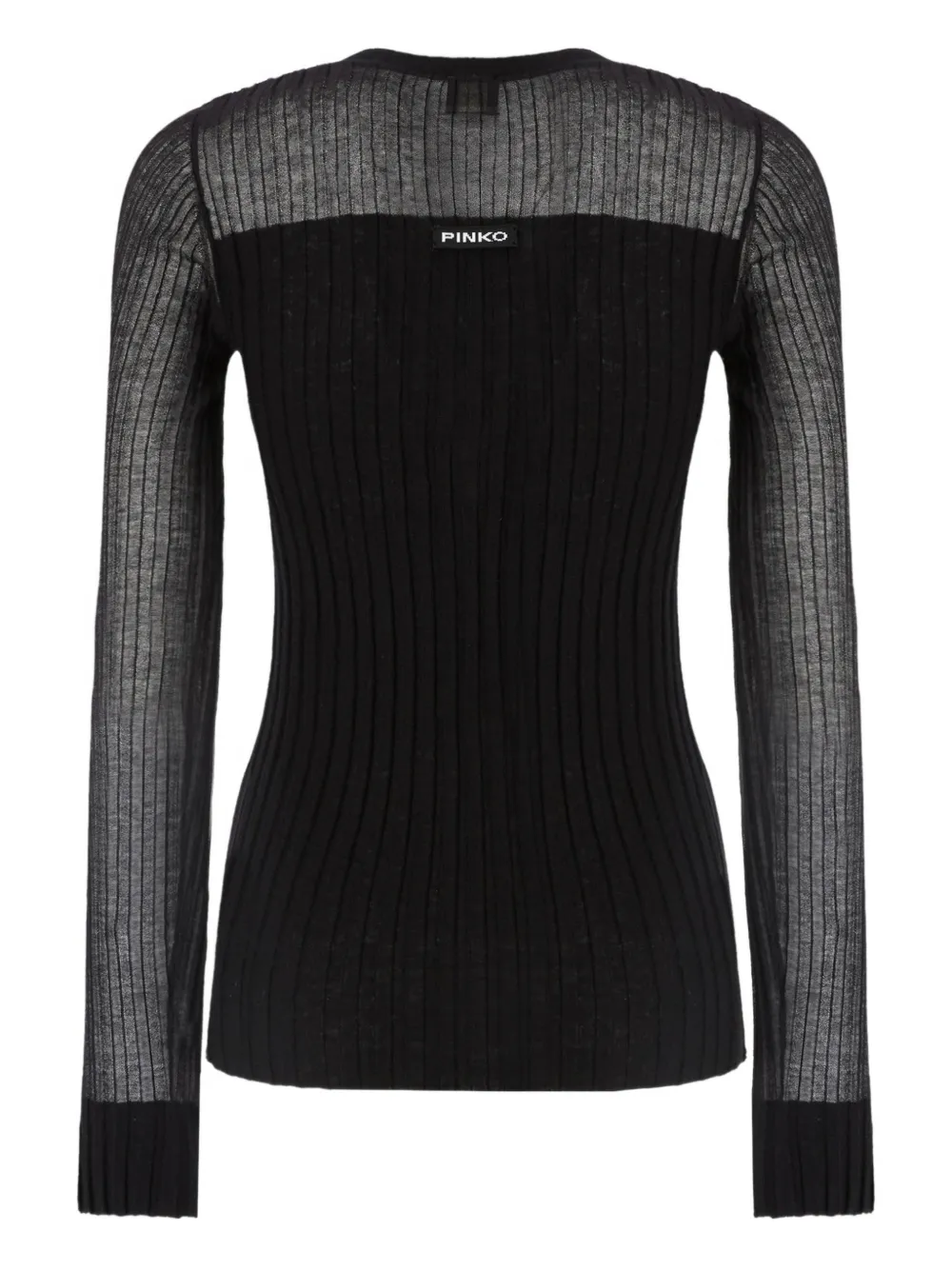PINKO Vest met doorzichtig vlak Zwart