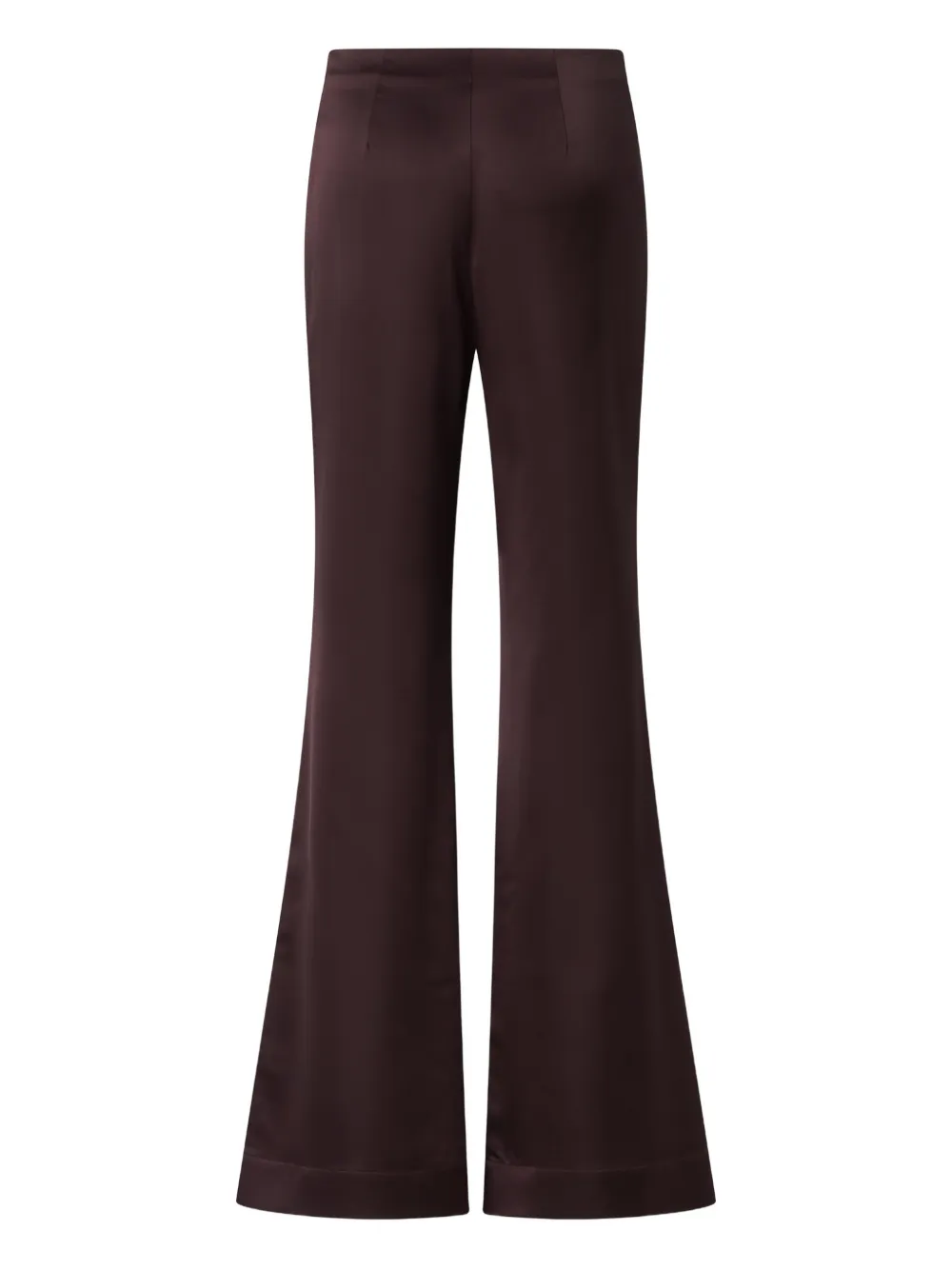 PINKO Satijnen flared broek Rood