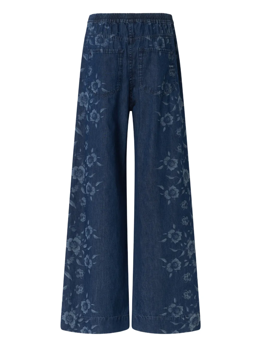  Pinko Floral Print Jeans - Blue 