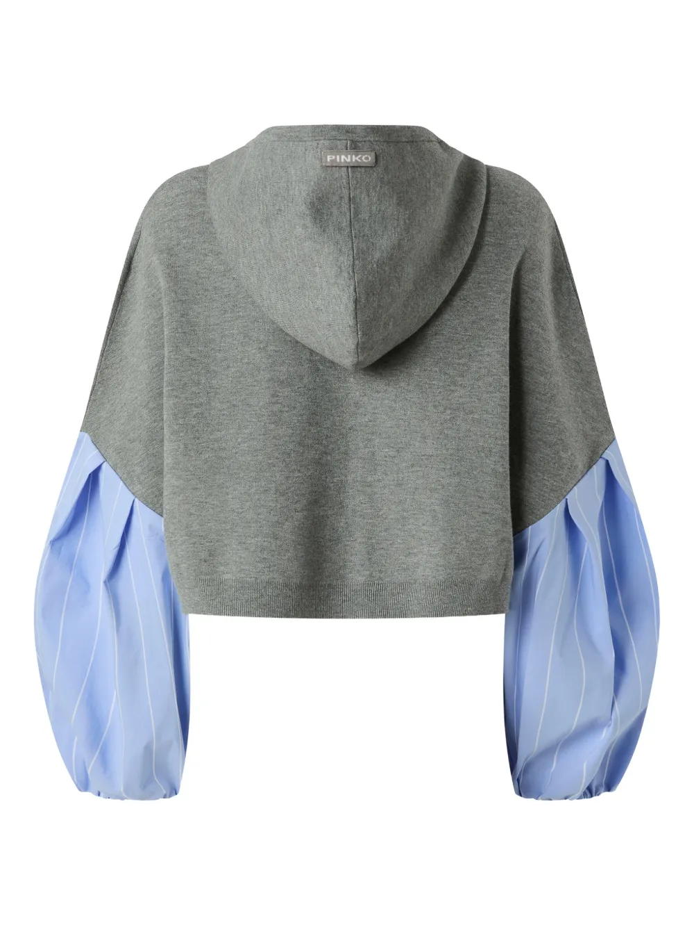PINKO Hoodie met pofmouwen - Grijs