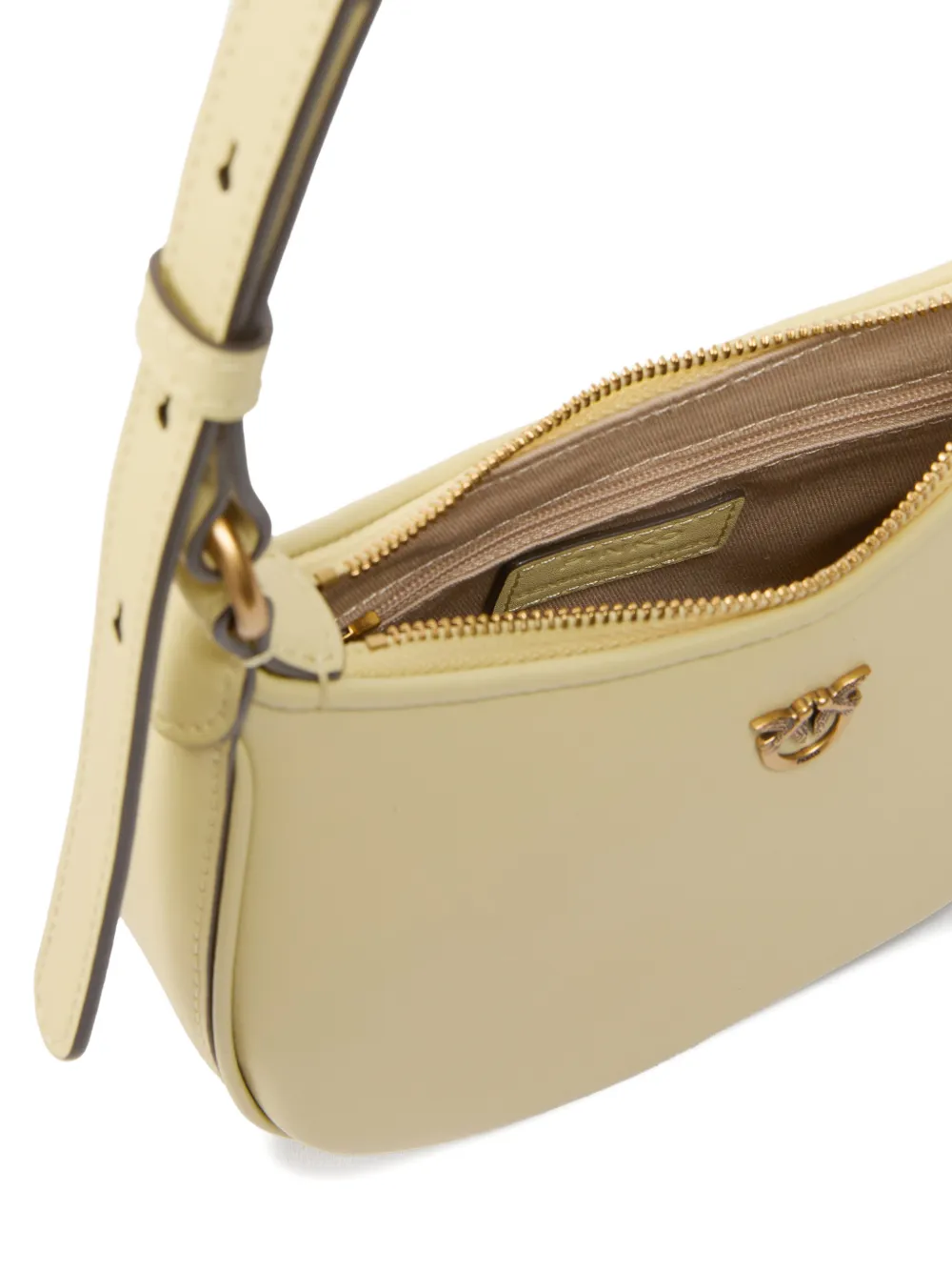 PINKO Half Moon Baby schoudertas Beige