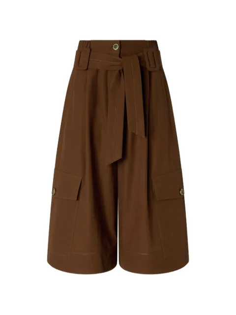 PINKO Patricia Bermuda fluid long shorts in cotton