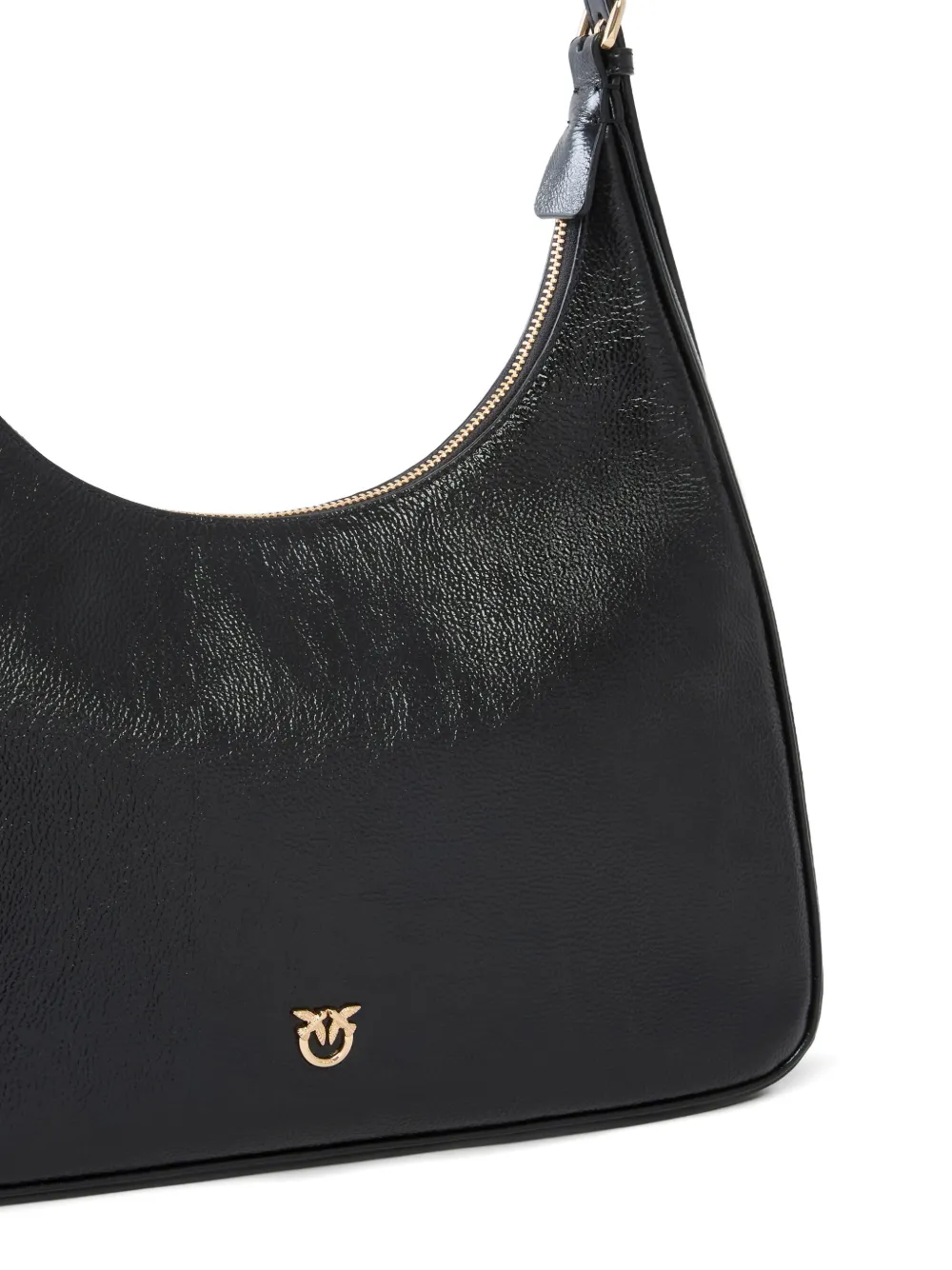 PINKO Medium Miss leren schoudertas Zwart