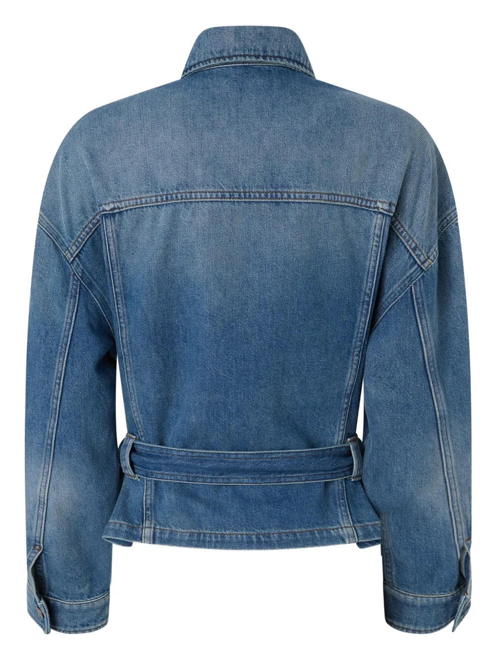 Belted Denim Jacket