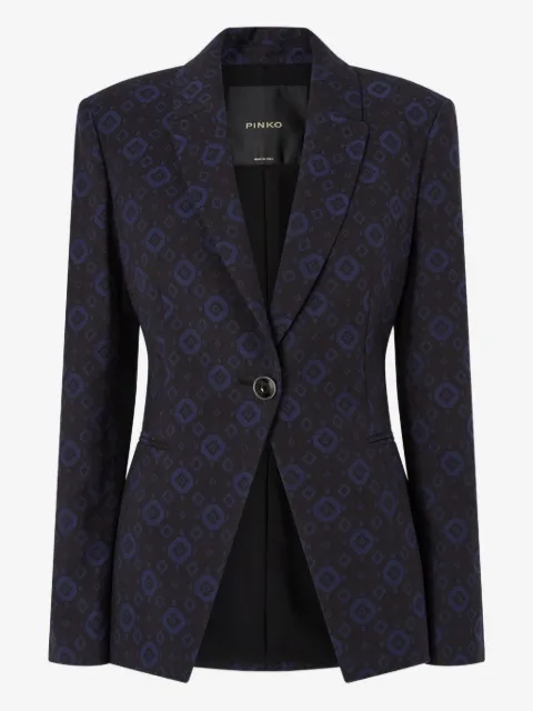 PINKO jacket with geometric and floral motif
