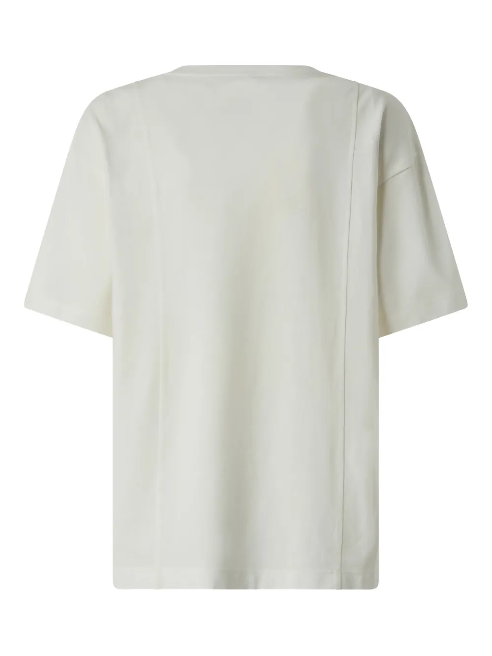  Pinko Heart Appliqué T-shirt - Neutrals 
