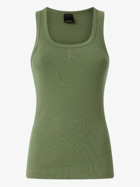PINKO vest top with Love Birds golden detail