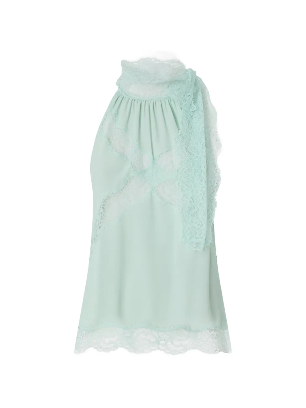 PINKO halterneck lace top - Verde