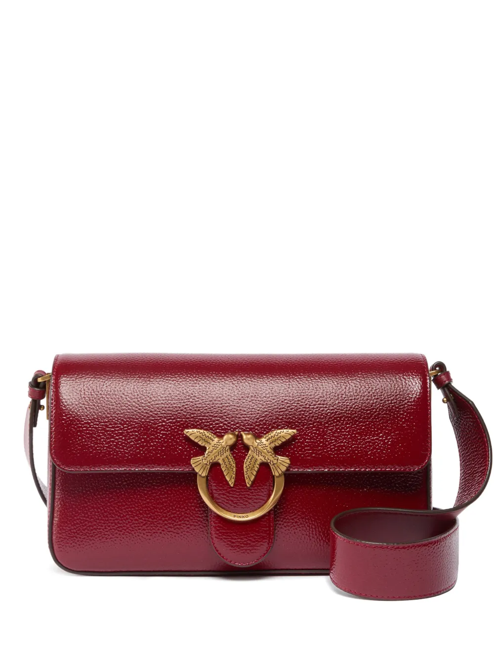PINKO Love One cross body bag - Rosso