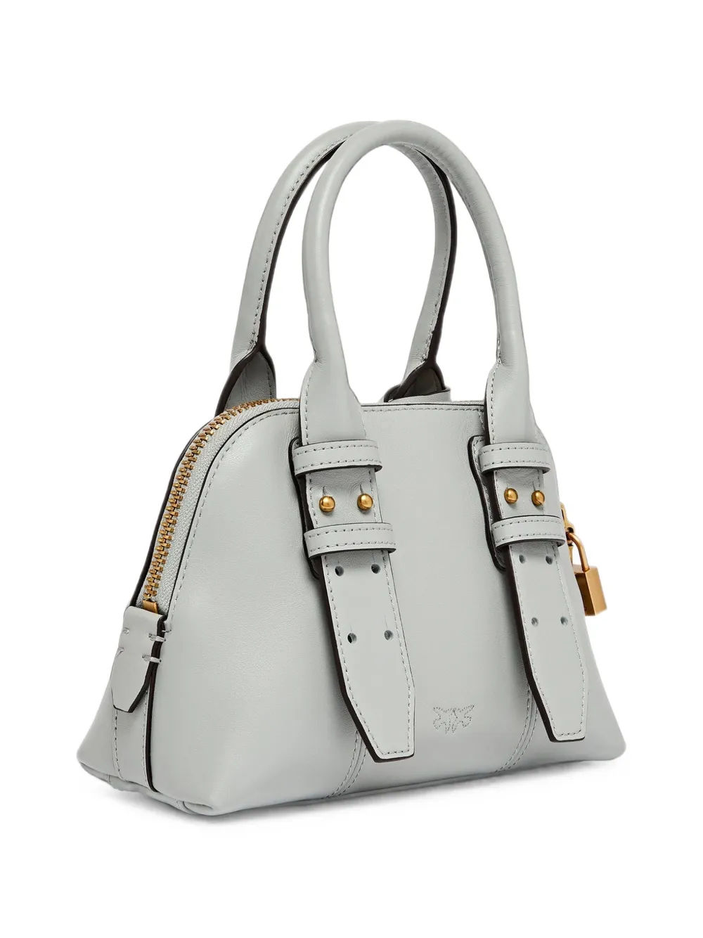PINKO Escape mini-shopper met hangslot Grijs