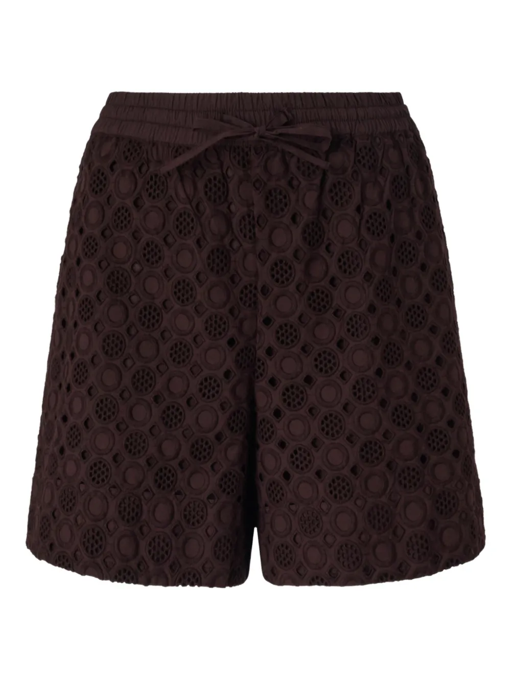 PINKO Shorts con ricamo - Marrone