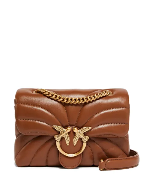 PINKO bolsa crossbody Love Puff Butterfly mini de piel de napa
