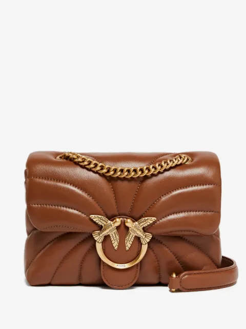 PINKO bolsa crossbody Love Puff Butterfly mini de piel de napa