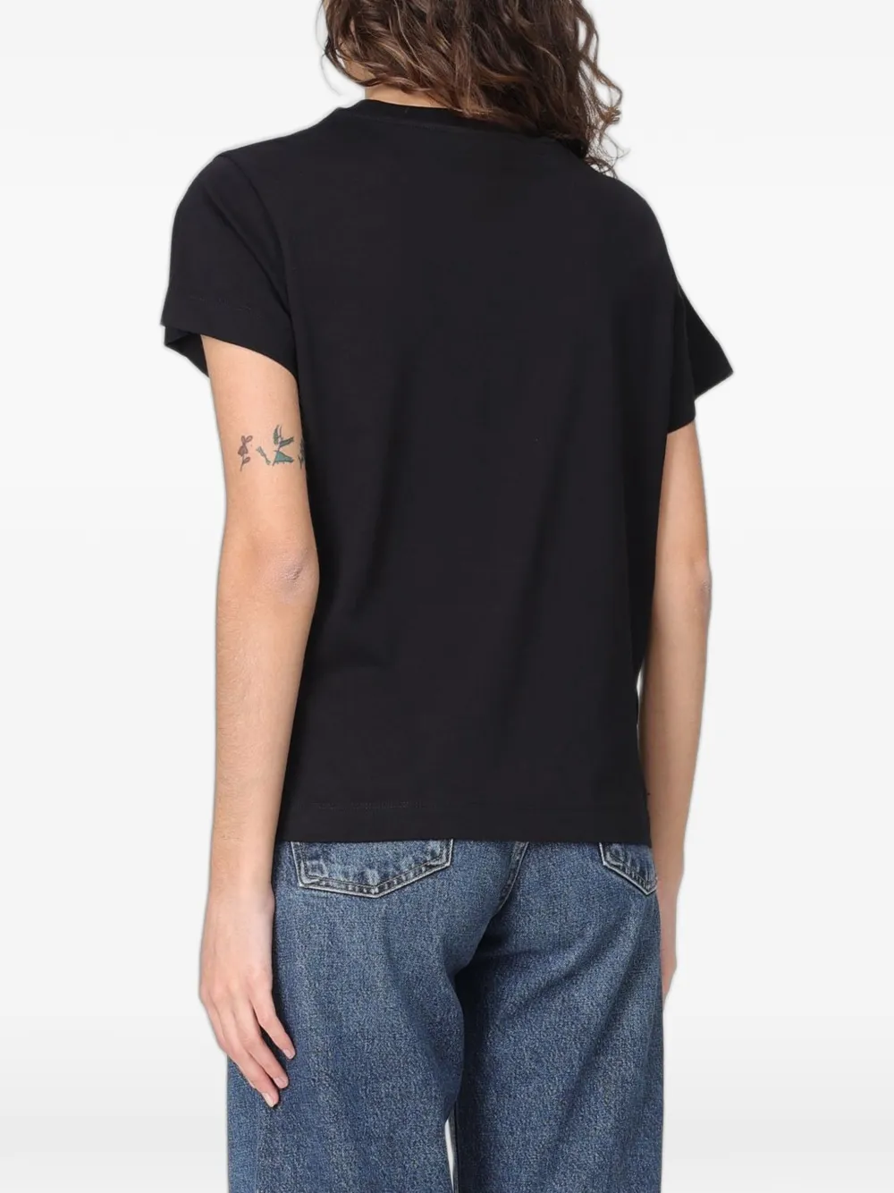 PINKO T-shirt met logo Zwart