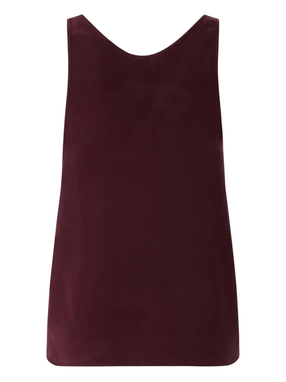  Pinko V-neck Silk Top - Red 