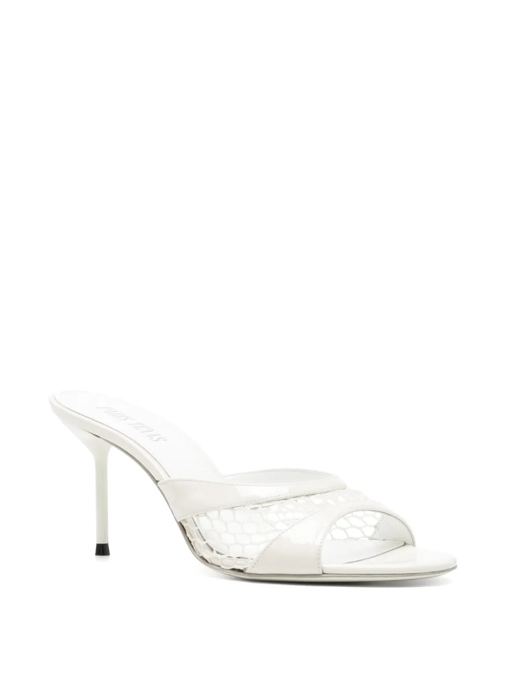 Paris Texas Lida sandalen met mesh hak Wit