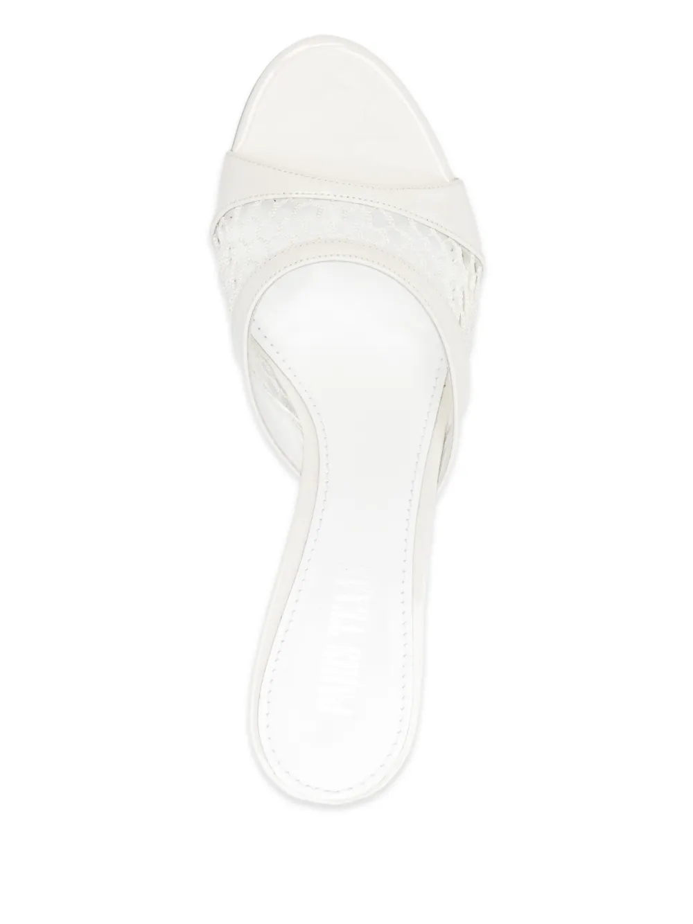 Paris Texas Lida sandalen met mesh hak Wit