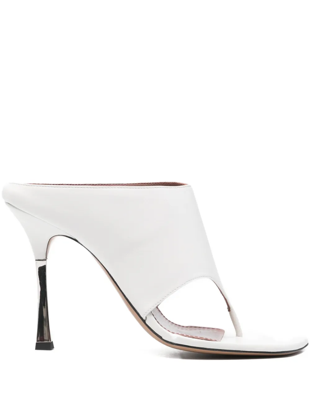 Paris Texas Lorena thong heel sandals - Bianco