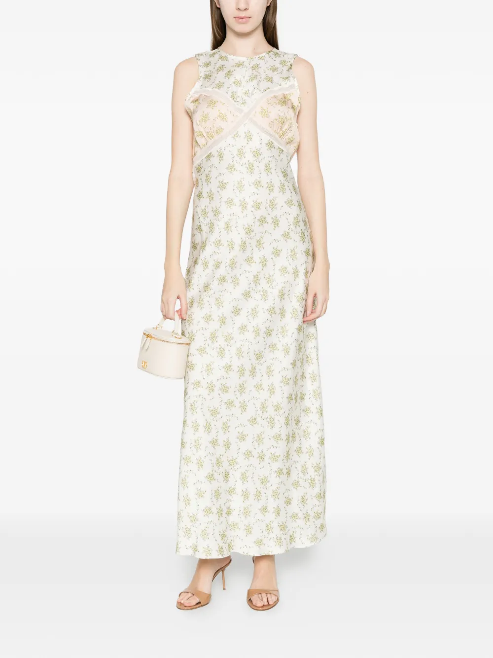 Sandro Kate Maxi Dress - Neutrals 