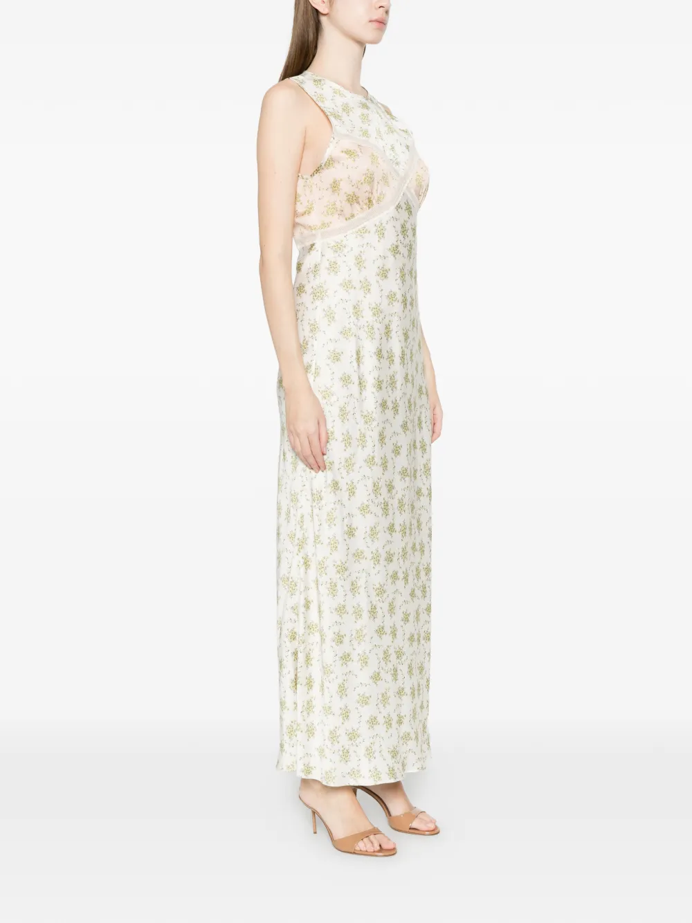  Sandro Kate Maxi Dress - Neutrals 