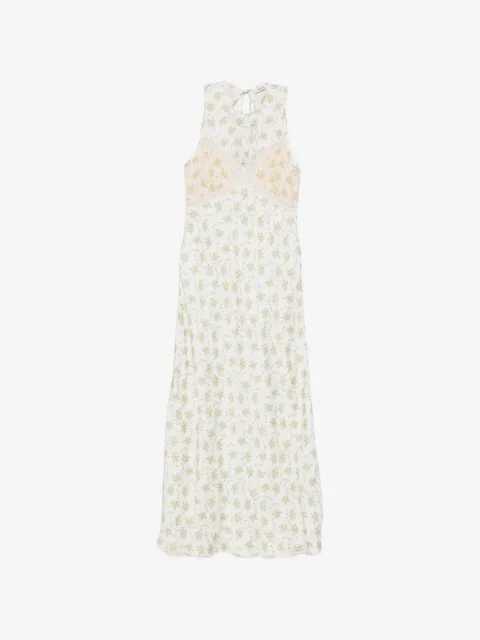 SANDRO flower print maxi dress