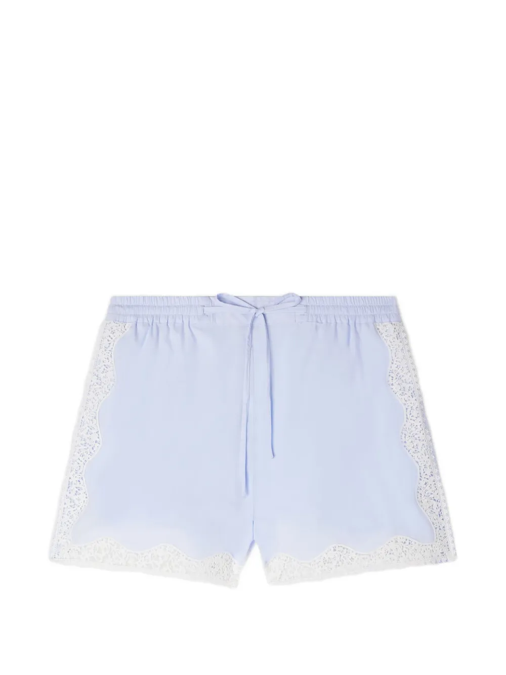 SANDRO Shorts con ricamo - Blu