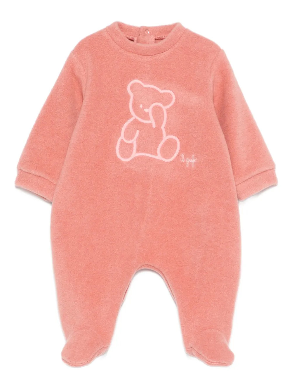 Il Gufo bear-motif pajamas | Pink | Image 1