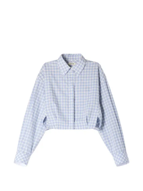 SANDRO check-pattern shirt
