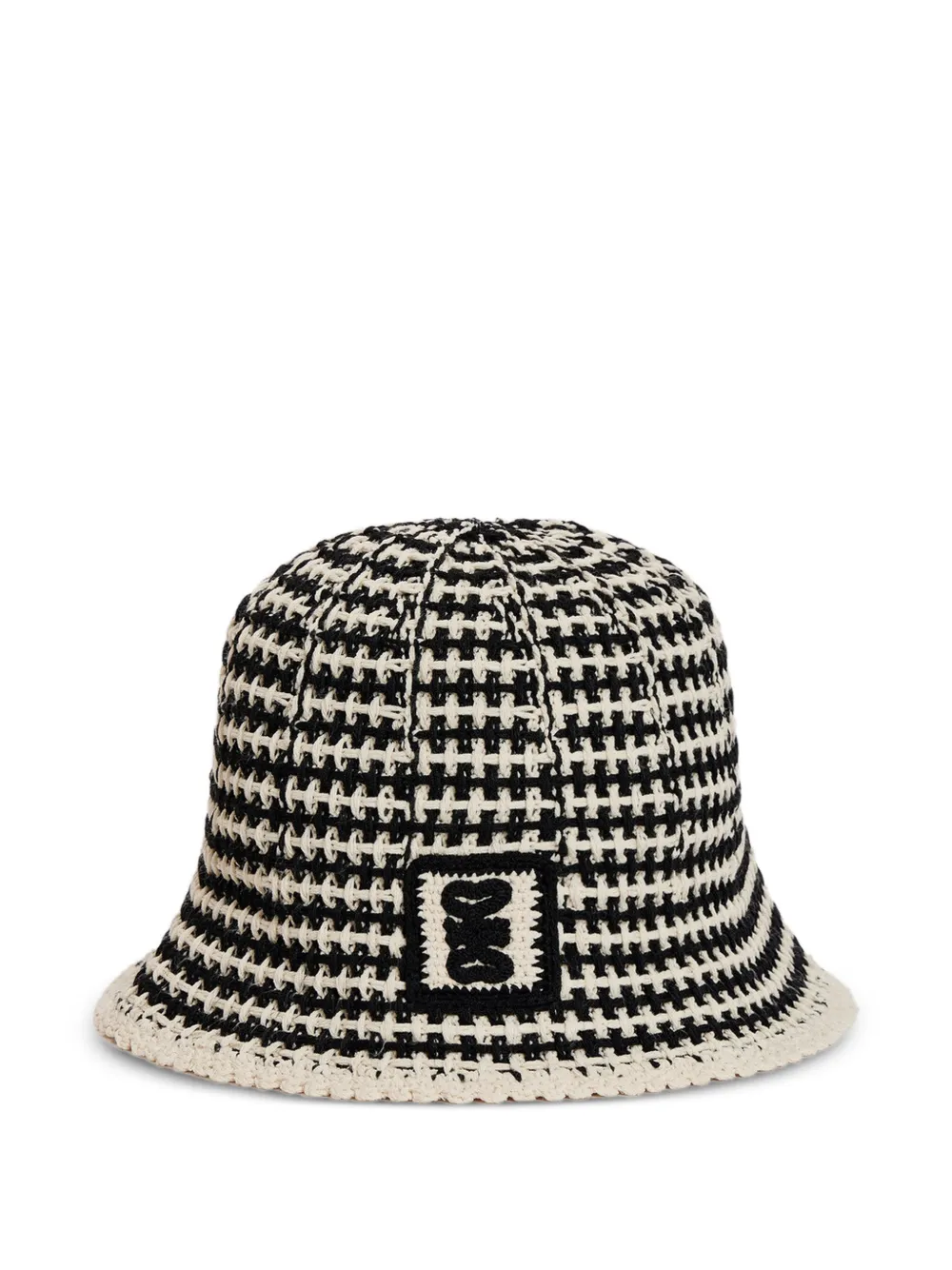 SANDRO Gehaakte vissershoed Beige