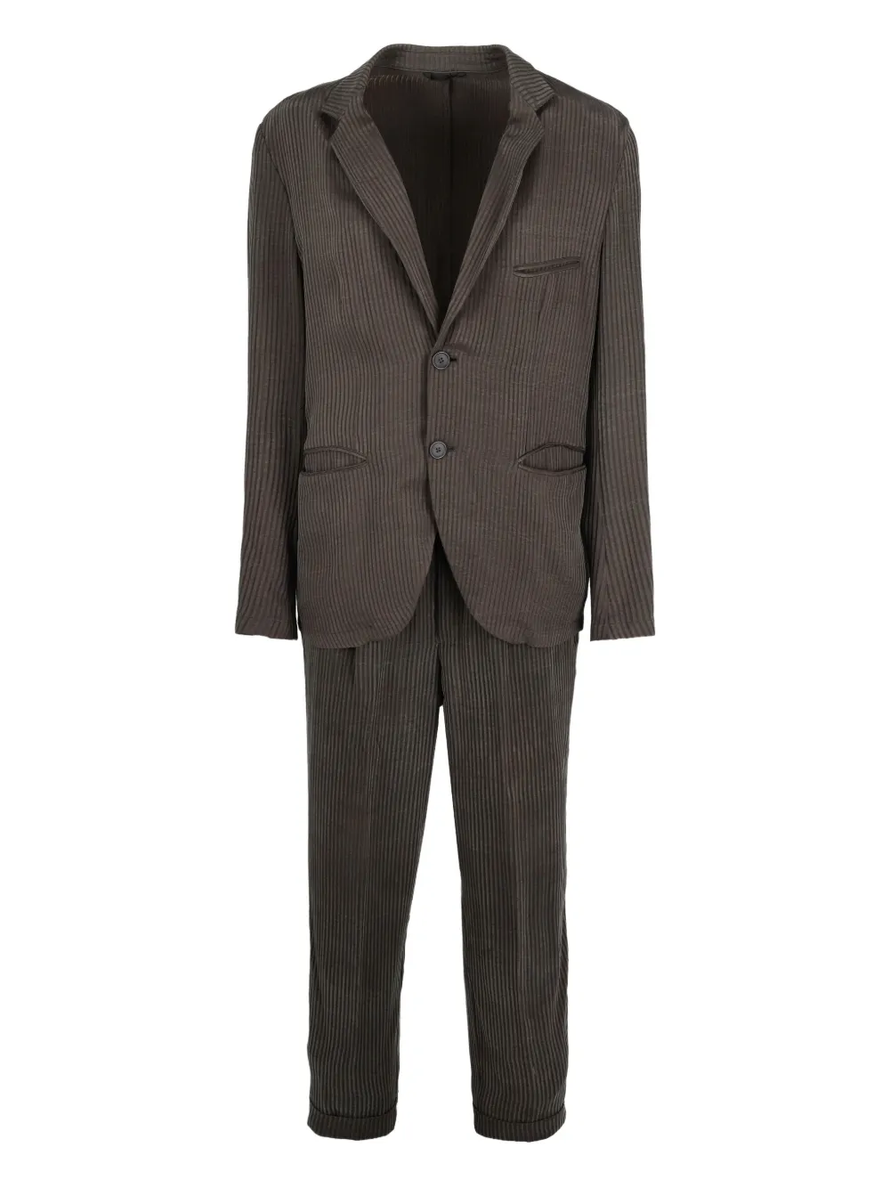 Giorgio Armani Pre-Owned striped-pattern suit | gris | Image 1