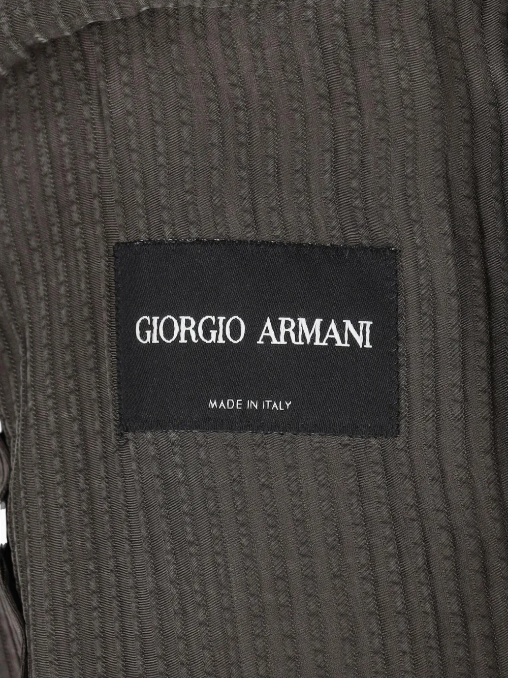 GIORGIO ARMANI Pre-owned Striped-pattern Suit In Gray