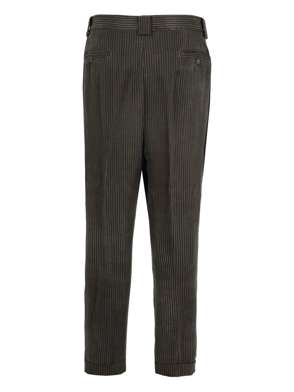 GIORGIO ARMANI Pre-owned Striped-pattern Suit In Gray