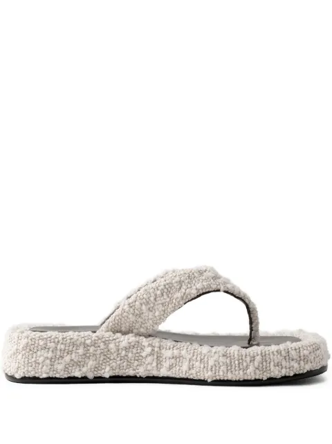 Manière De Voir 40mm Rosalie boucle plaque flatform sandals