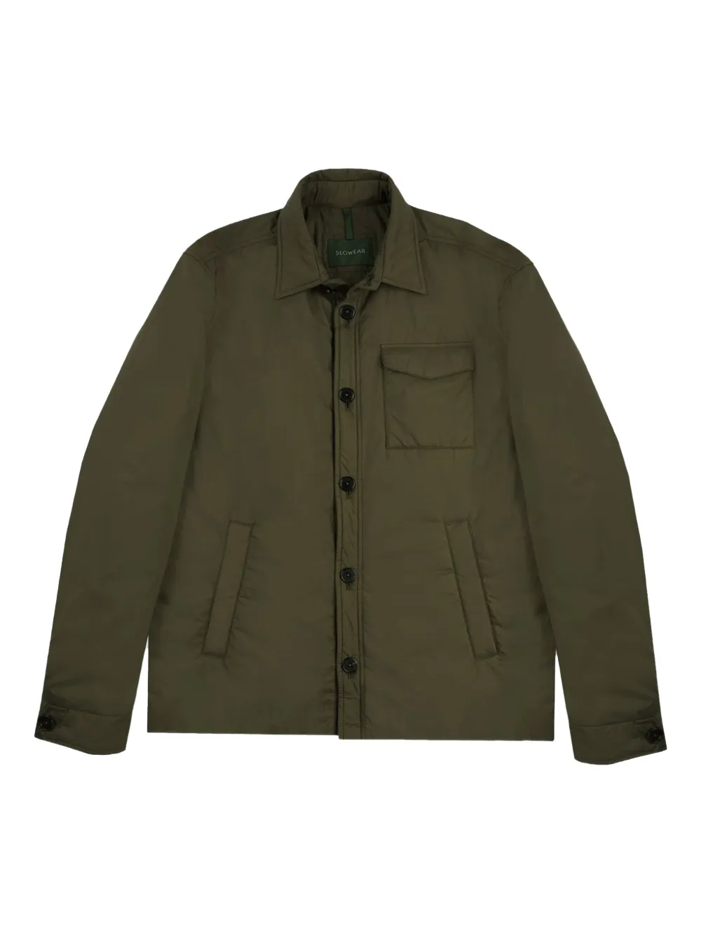 slowear padded overshirt | verde | Image 1