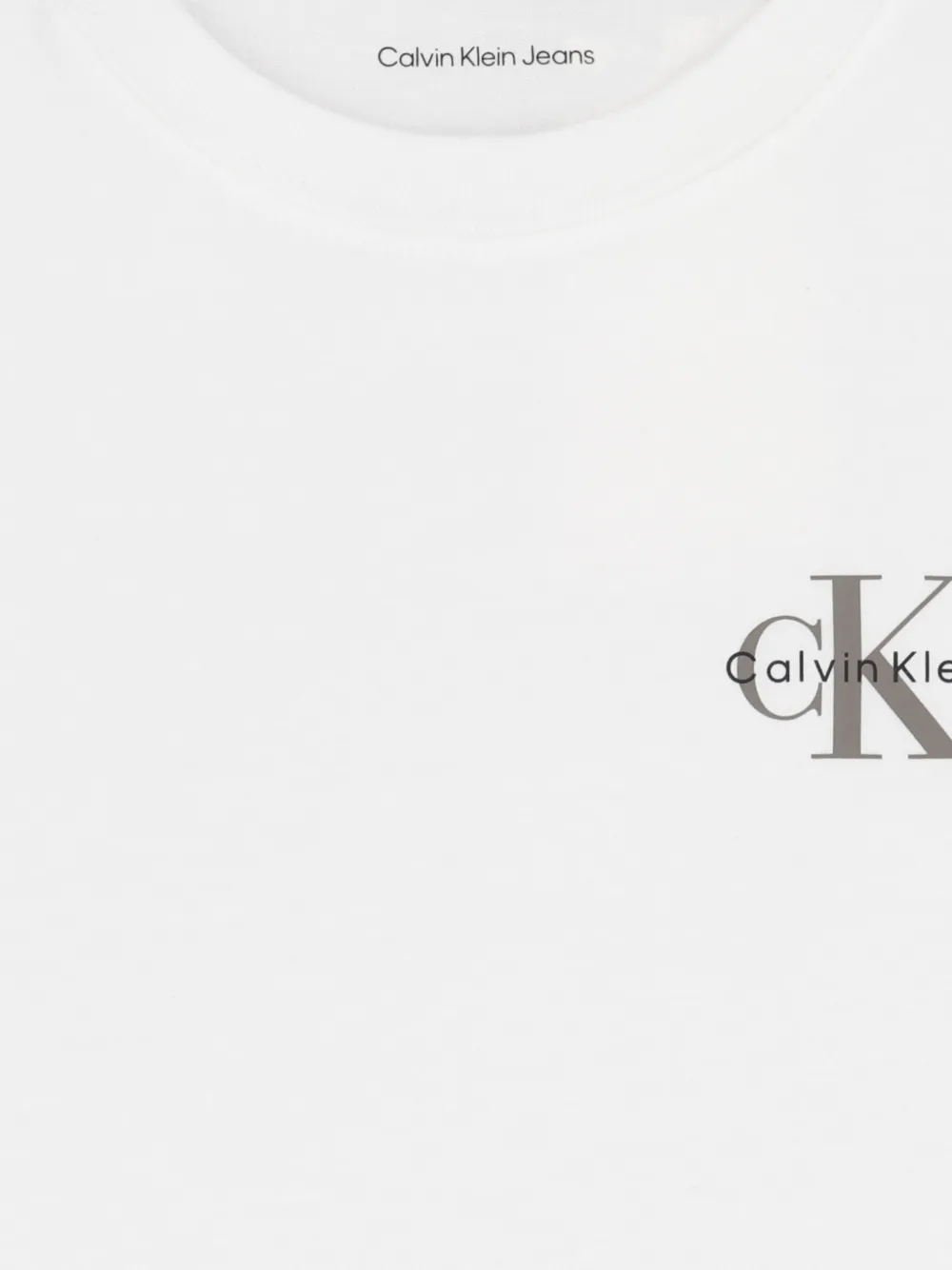  Calvin Klein Kids Logo T-shirt - White 