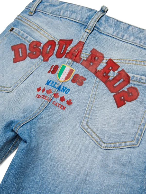 DSQUARED2 KIDS Zip Denim Shorts | Blue | FARFETCH