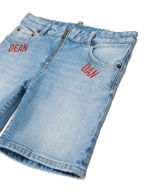 DSQUARED2 KIDS Zip Denim Shorts | Blue | FARFETCH
