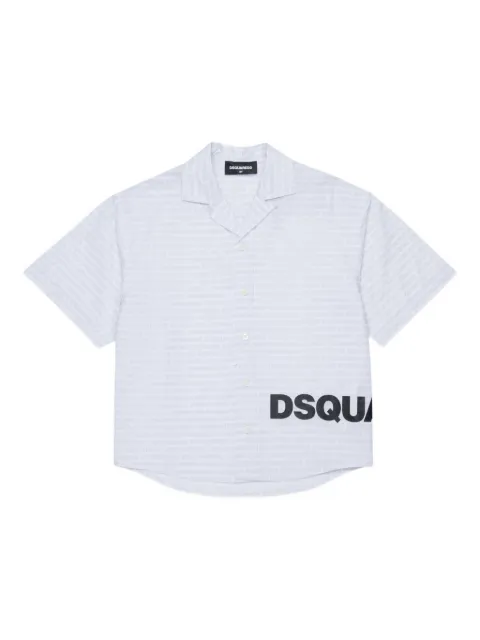 DSQUARED2 KIDS camisa estampada con botones