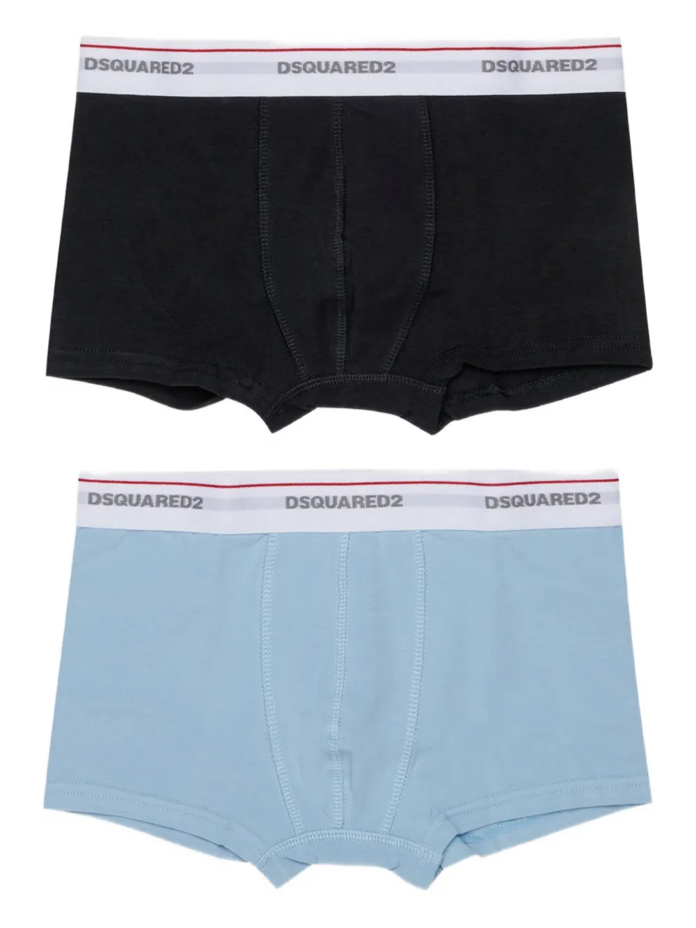 DSQUARED2 KIDS logo-print boxer shorts (set of two)) - Schwarz