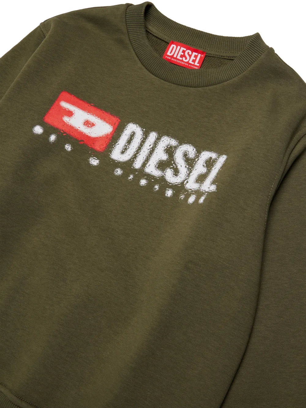 Diesel Kids Trui met ronde hals Groen