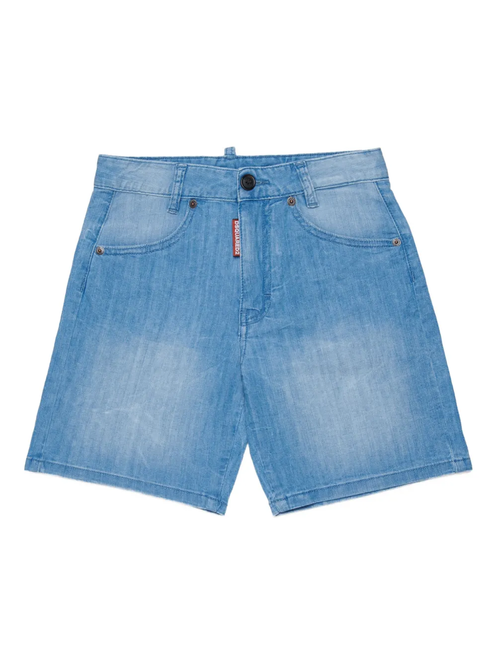 DSQUARED2 KIDS Jeans-Shorts mit Tasche - Blau