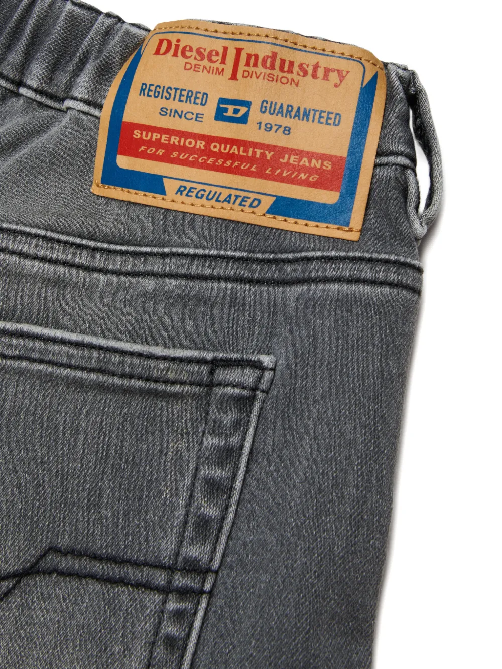 Diesel Kids Proxi JJJ spijkershorts Grijs