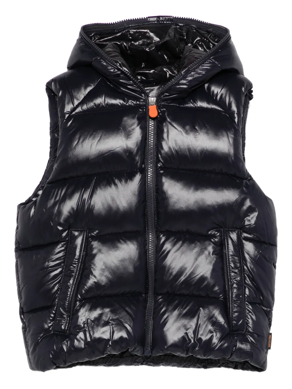 Save The Duck Kids chaleco capitonado con capucha | azul | Image 1