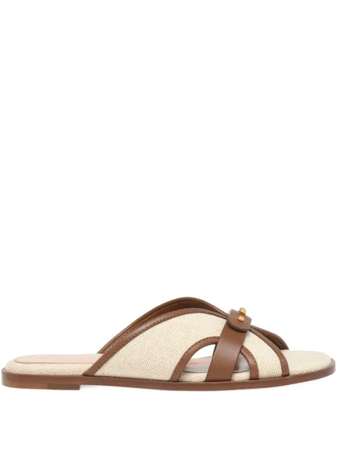 Gianvito Rossi Paros studded flat sandals