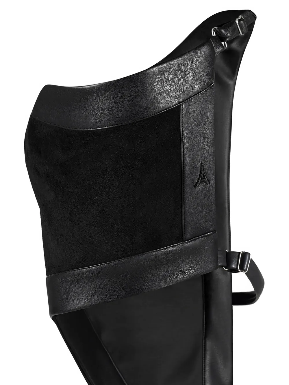 Manière De Voir Asymmetric Backless Top In Black