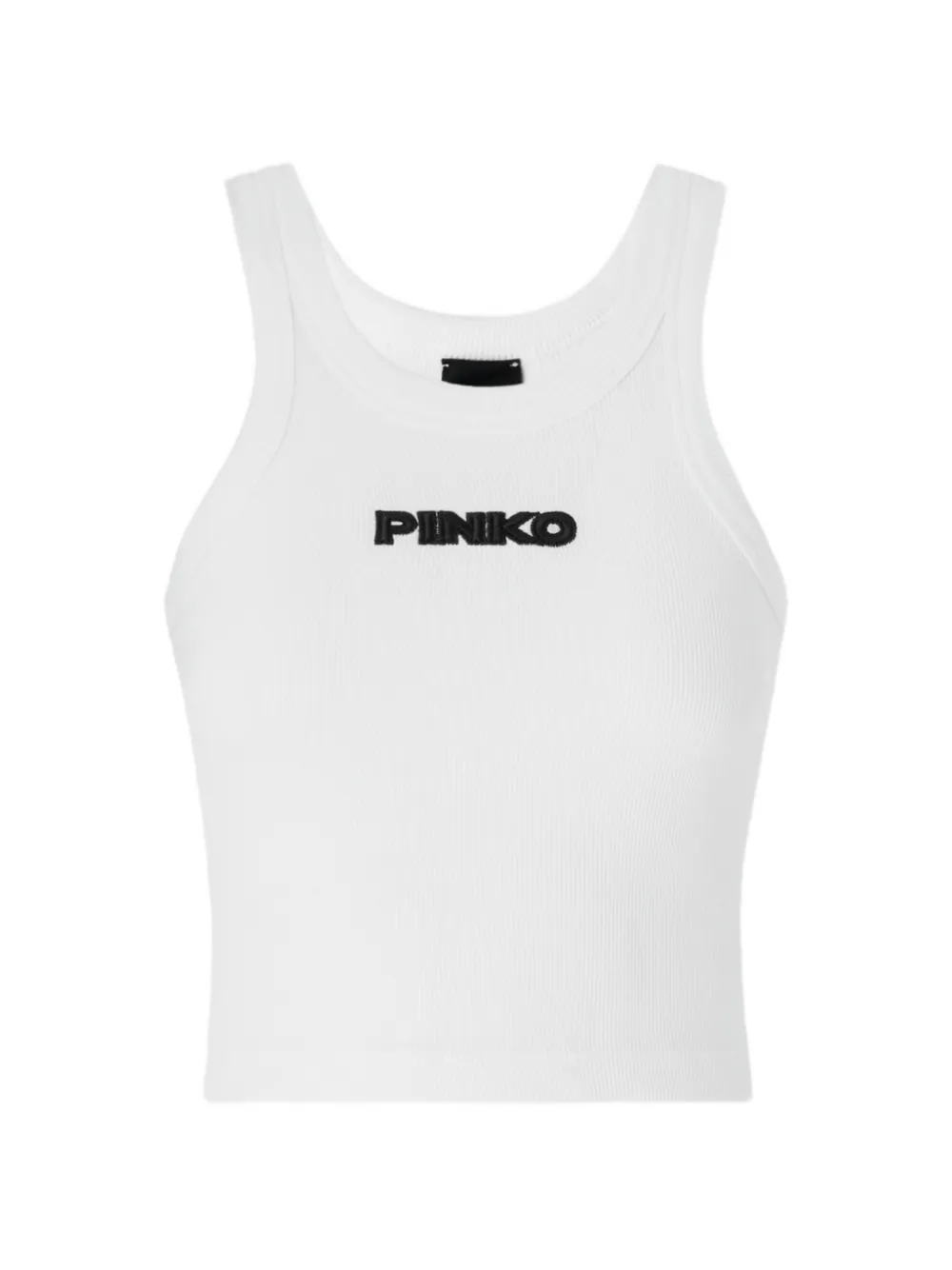 PINKO Bloody Mary ribbed tank top - Weiß