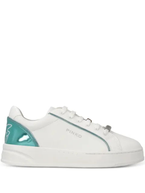 PINKO leather sneakers with logo